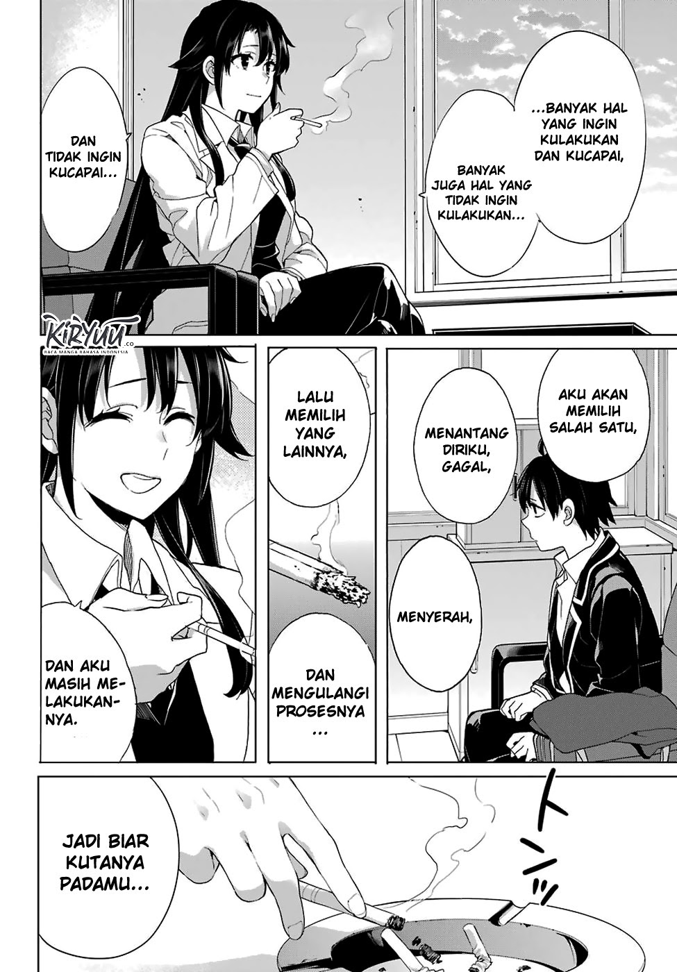 Yahari Ore no Seishun Love Comedy wa Machigatteiru.: Monologue Chapter 76 Bahasa Indonesia