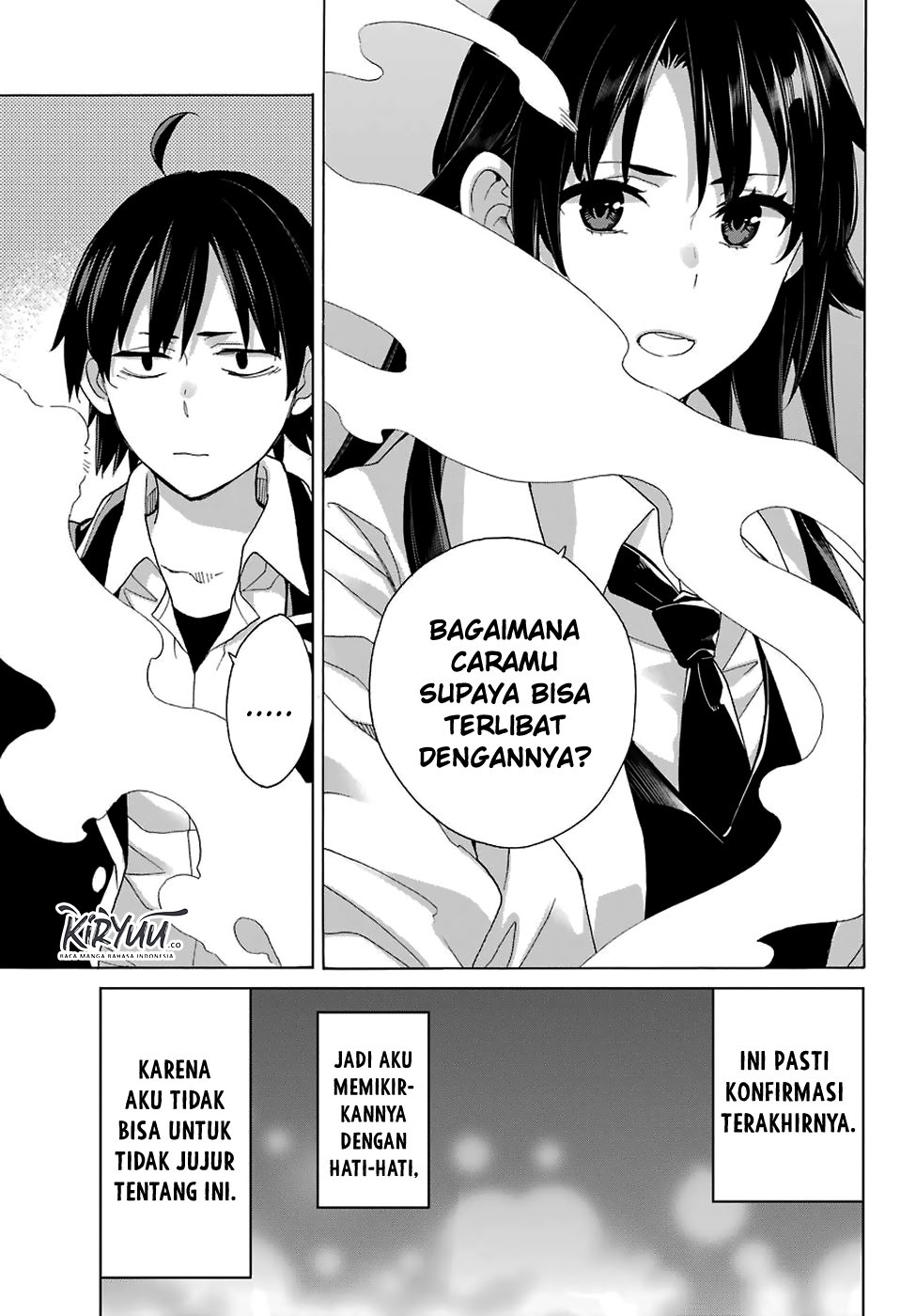 Yahari Ore no Seishun Love Comedy wa Machigatteiru.: Monologue Chapter 76 Bahasa Indonesia