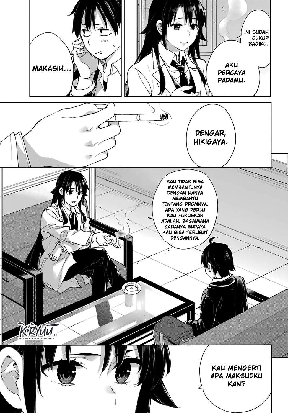 Yahari Ore no Seishun Love Comedy wa Machigatteiru.: Monologue Chapter 76 Bahasa Indonesia