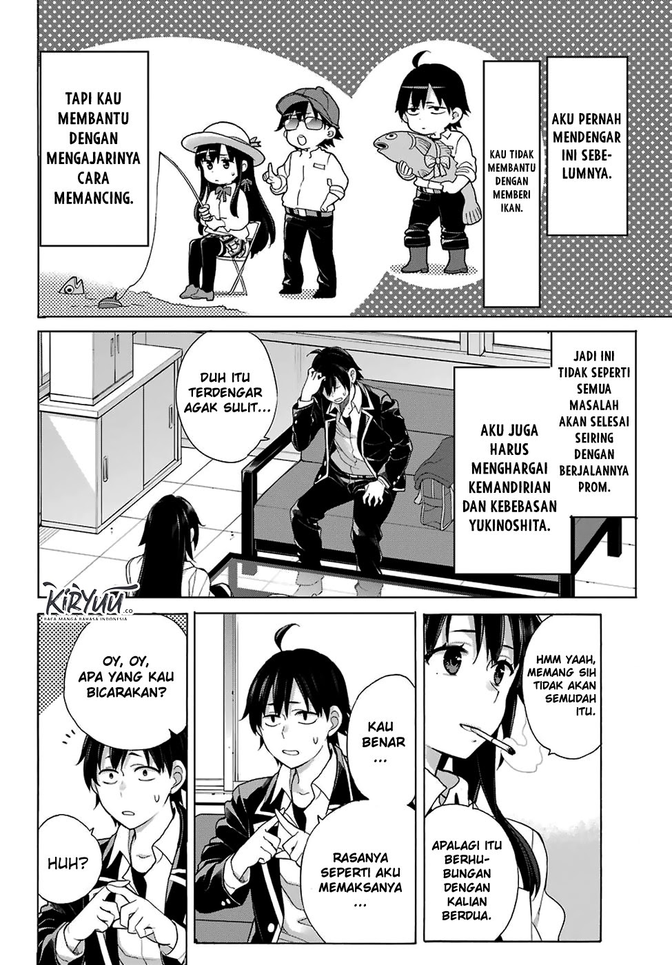 Yahari Ore no Seishun Love Comedy wa Machigatteiru.: Monologue Chapter 76 Bahasa Indonesia