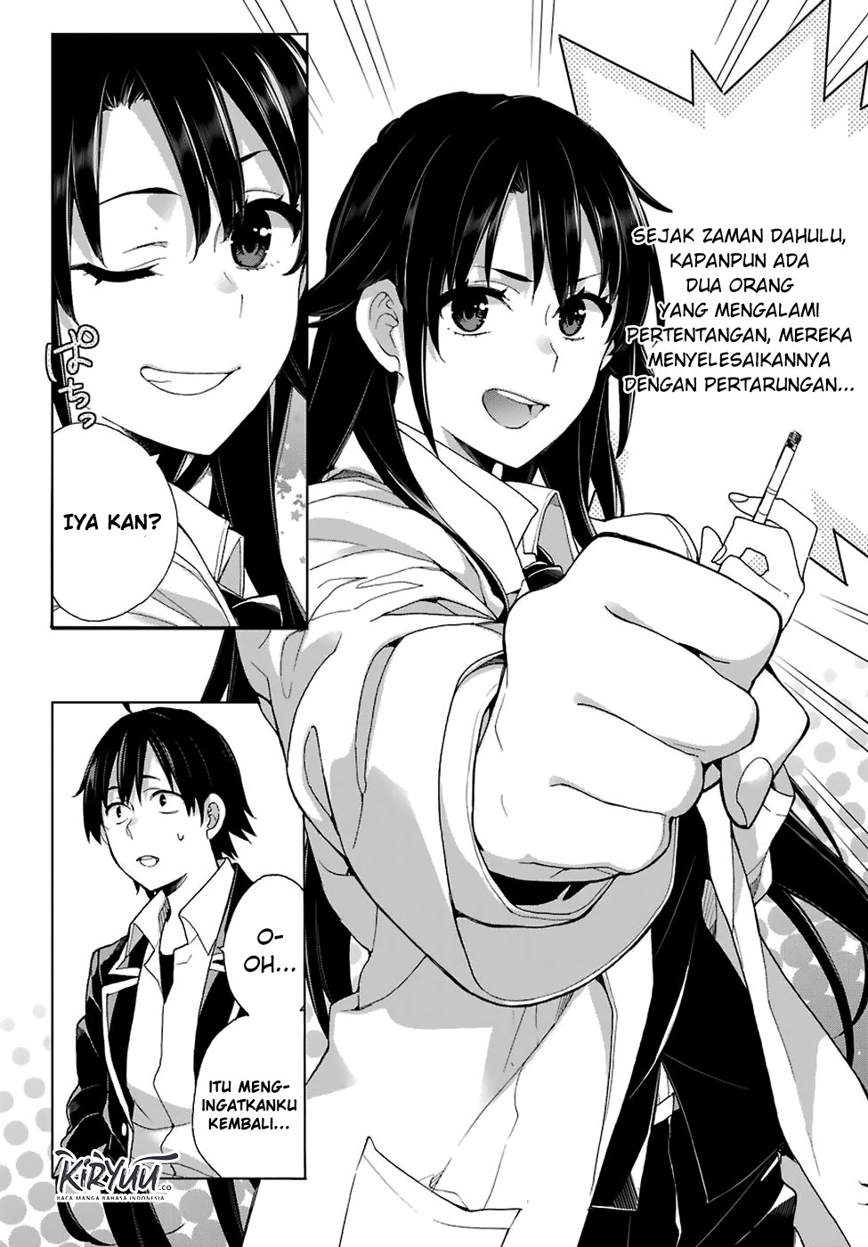 Yahari Ore no Seishun Love Comedy wa Machigatteiru.: Monologue Chapter 76 Bahasa Indonesia