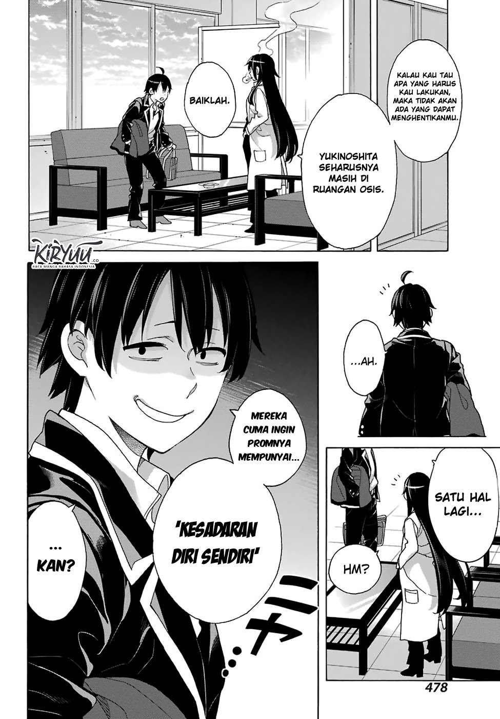 Yahari Ore no Seishun Love Comedy wa Machigatteiru.: Monologue Chapter 76 Bahasa Indonesia