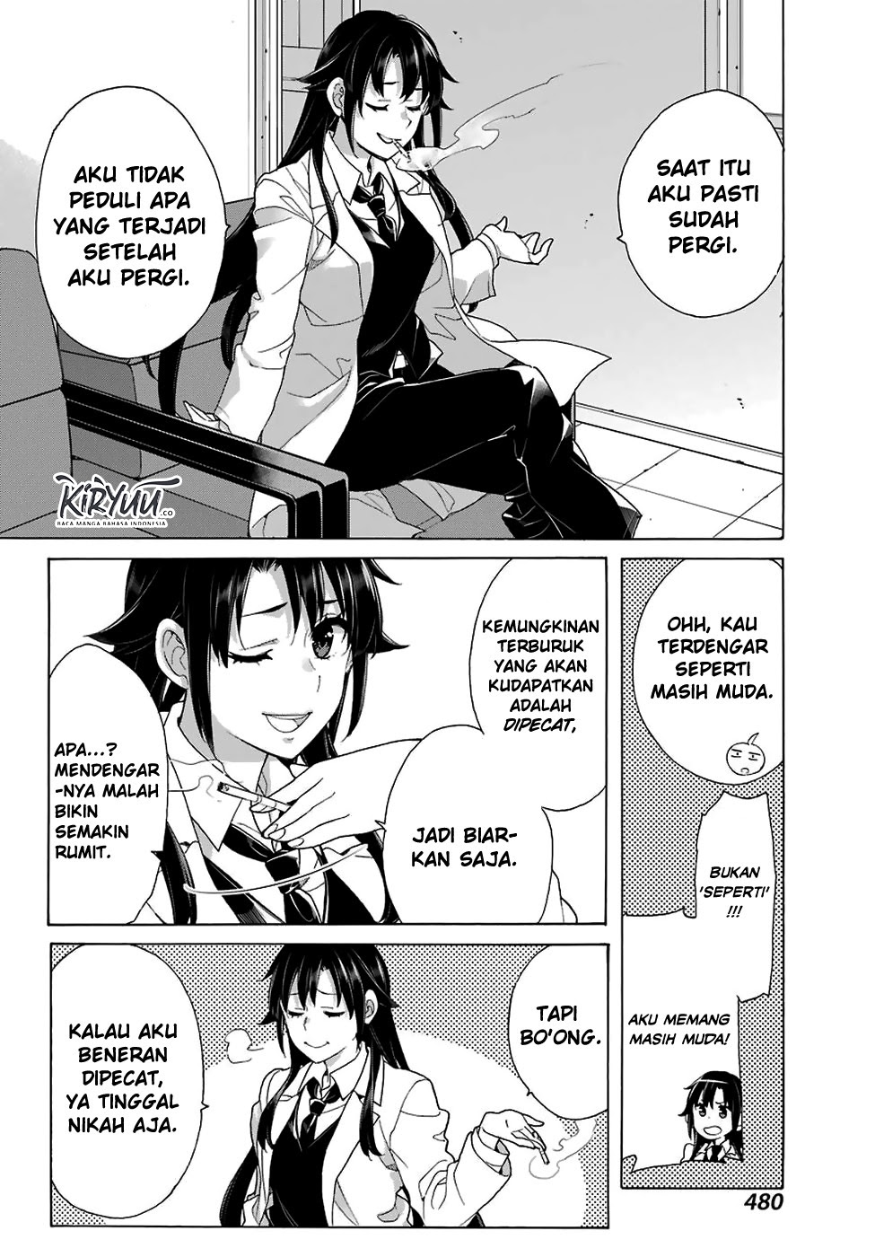 Yahari Ore no Seishun Love Comedy wa Machigatteiru.: Monologue Chapter 76 Bahasa Indonesia
