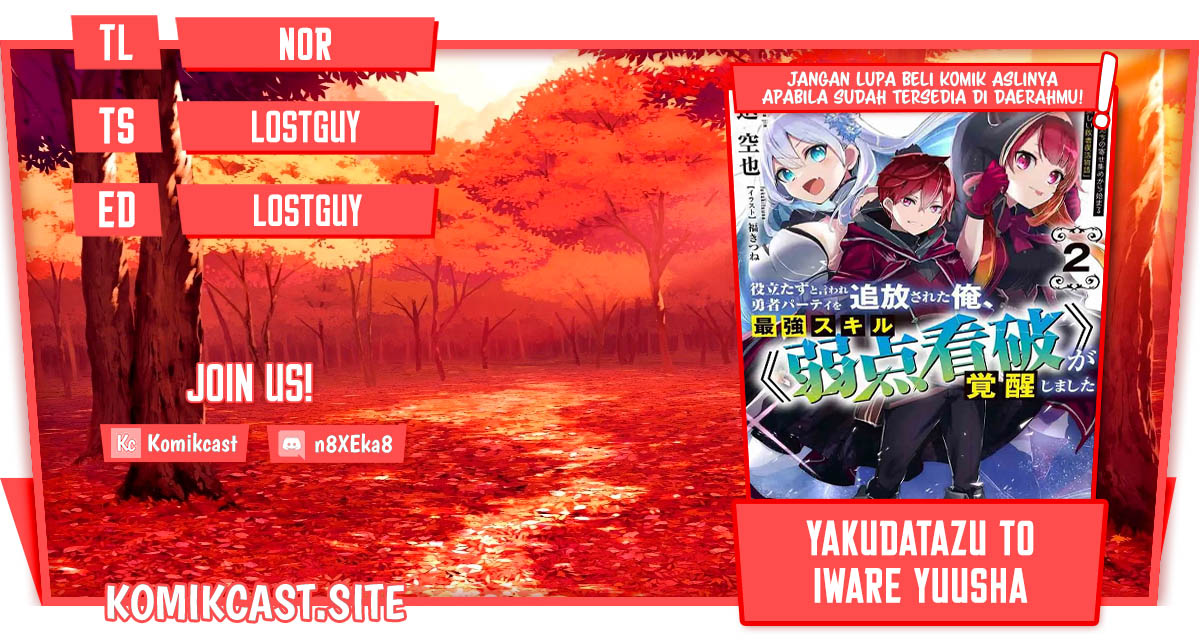Yakudatazu to Iware Yuusha Party o Tsuihou Sareta Ore Chapter 05 Bahasa Indonesia