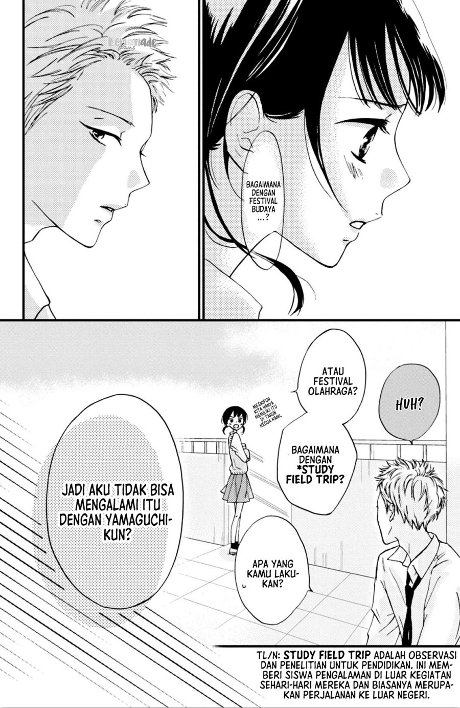 Yamaguchi-kun wa Warukunai Chapter 03 Bahasa Indonesia