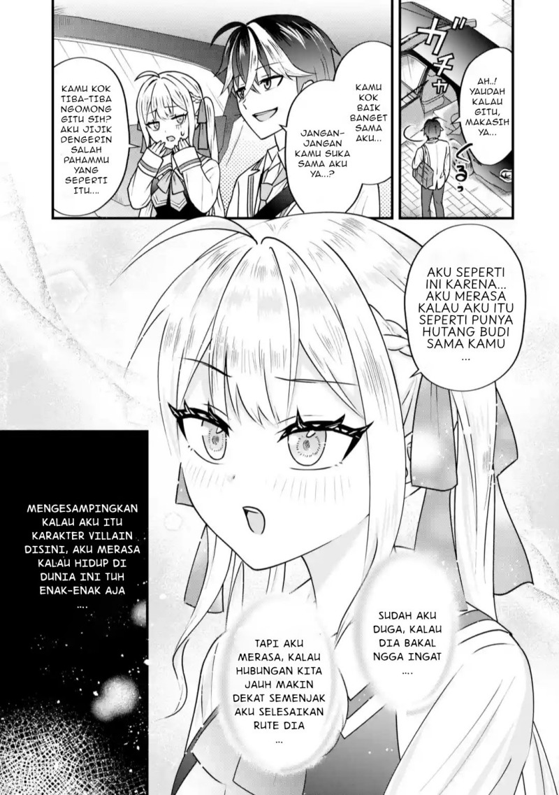 Yarikonda ren’ai game no akuyaku ni tensei shita node, gensaku chishiki de hiroin o kōryaku shimasu  Chapter 03.1 Bahasa Indonesia