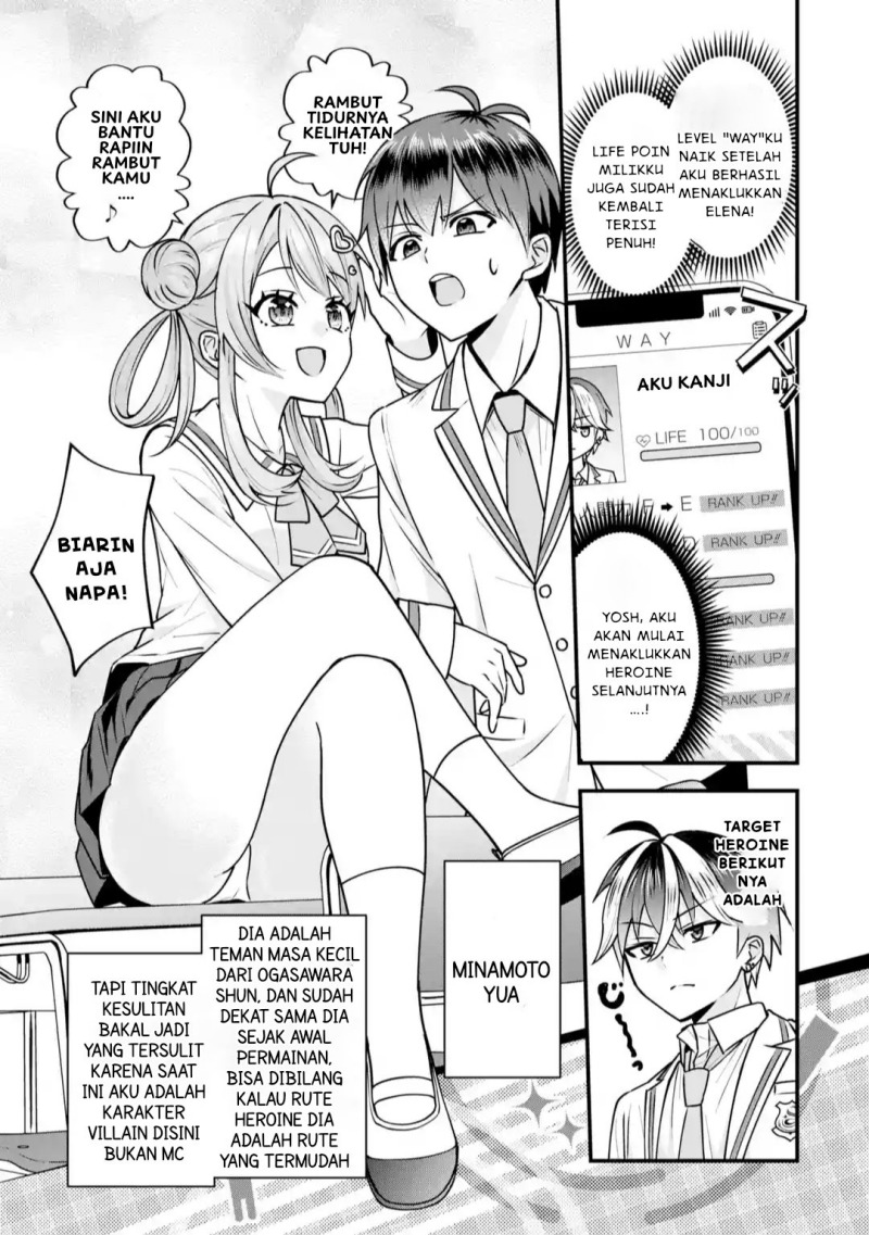 Yarikonda ren’ai game no akuyaku ni tensei shita node, gensaku chishiki de hiroin o kōryaku shimasu  Chapter 03.1 Bahasa Indonesia