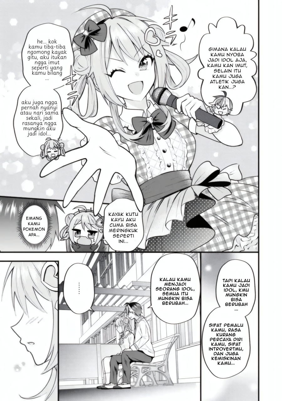 Yarikonda ren’ai game no akuyaku ni tensei shita node, gensaku chishiki de hiroin o kōryaku shimasu Chapter 04.5 Bahasa Indonesia