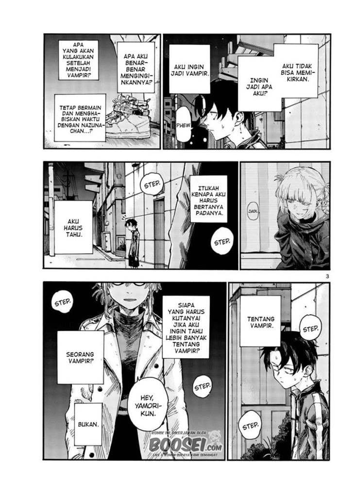 Yofukashi no Uta Chapter 43 Bahasa Indonesia