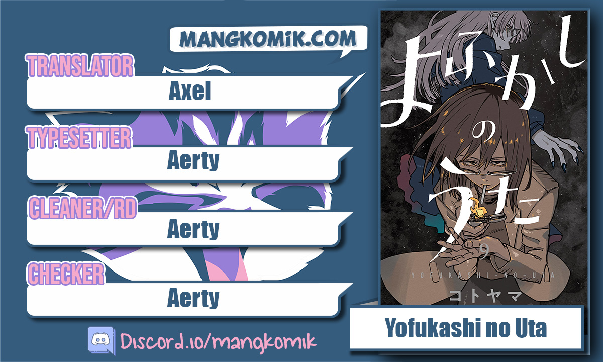 Yofukashi no Uta Chapter 97 Bahasa Indonesia