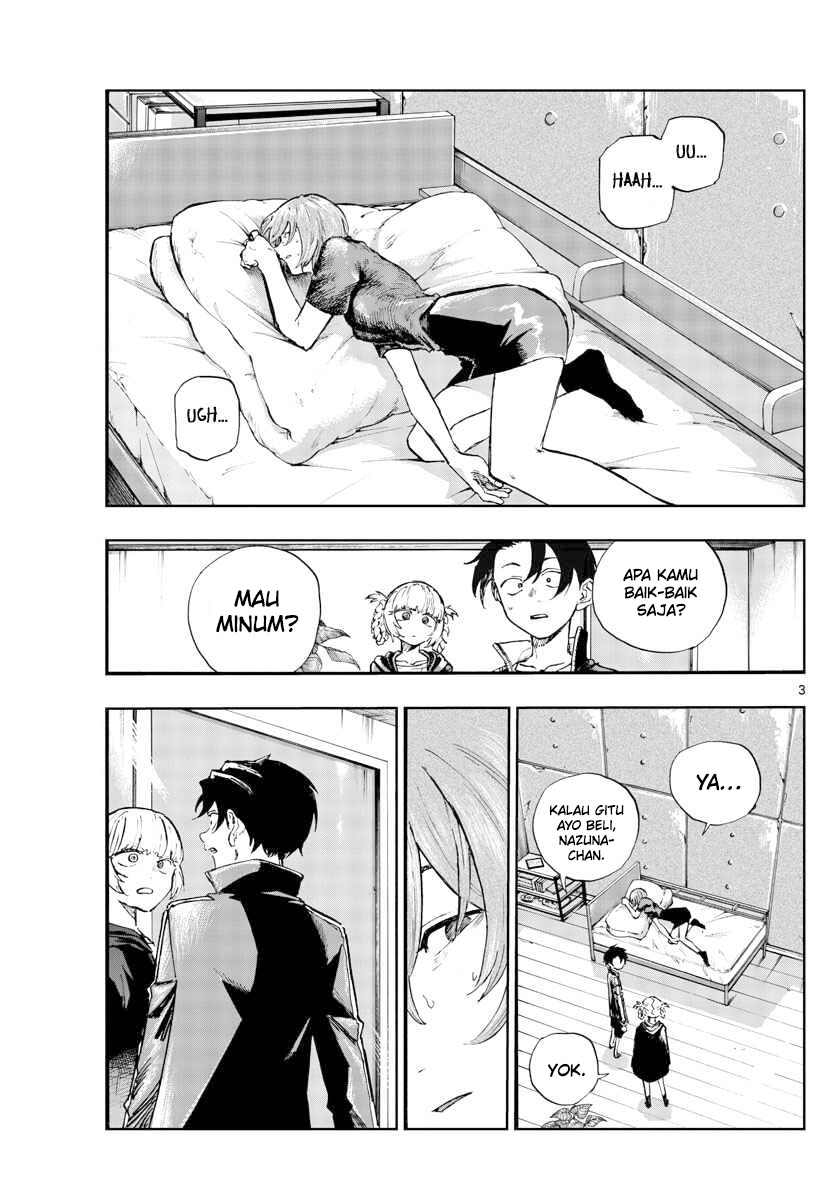 Yofukashi no Uta Chapter 97 Bahasa Indonesia