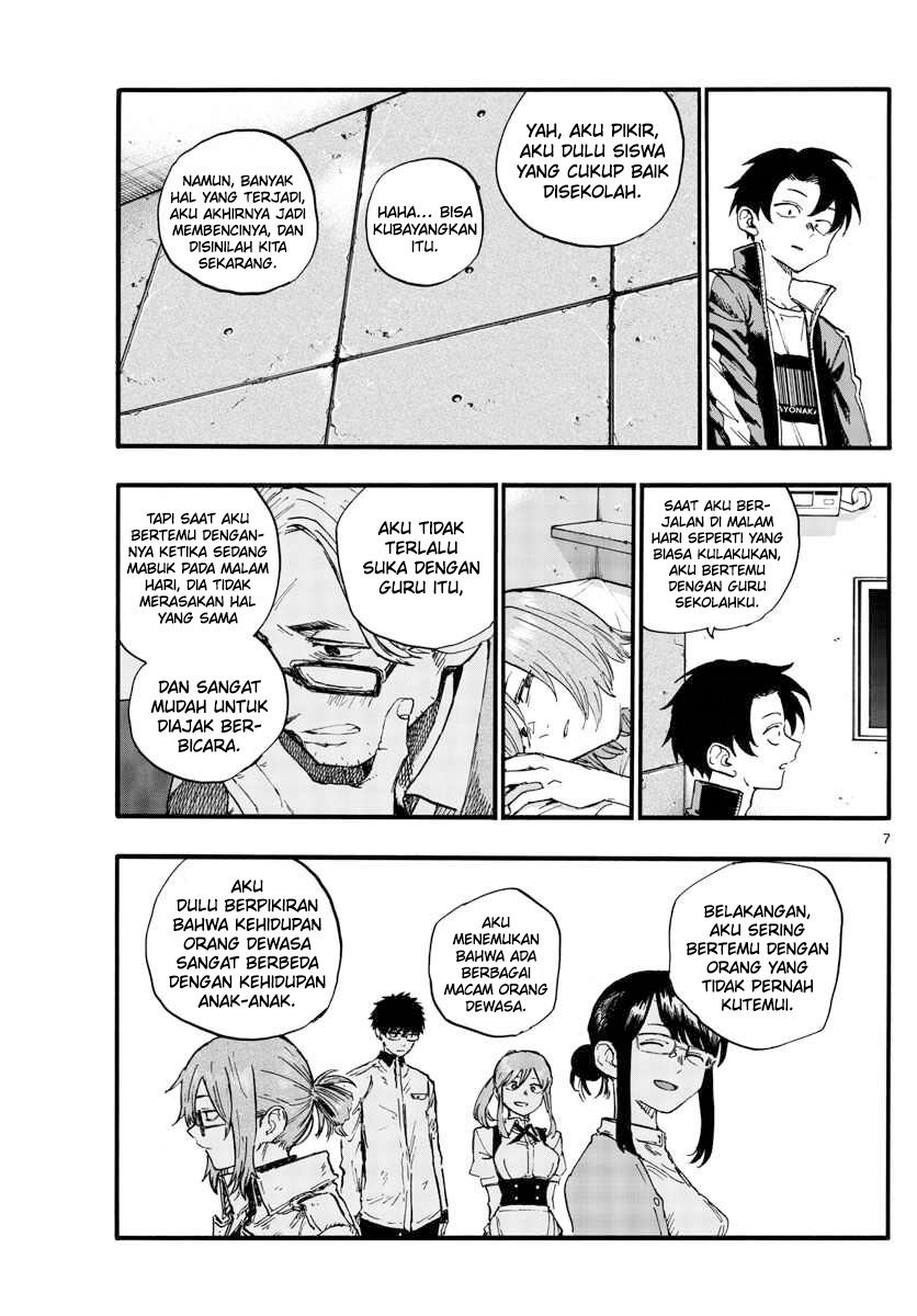 Yofukashi no Uta Chapter 97 Bahasa Indonesia