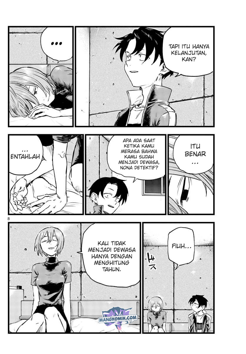 Yofukashi no Uta Chapter 97 Bahasa Indonesia