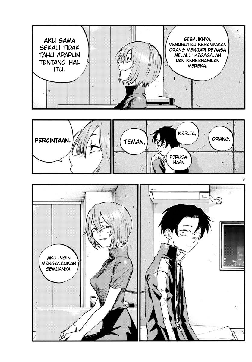 Yofukashi no Uta Chapter 97 Bahasa Indonesia