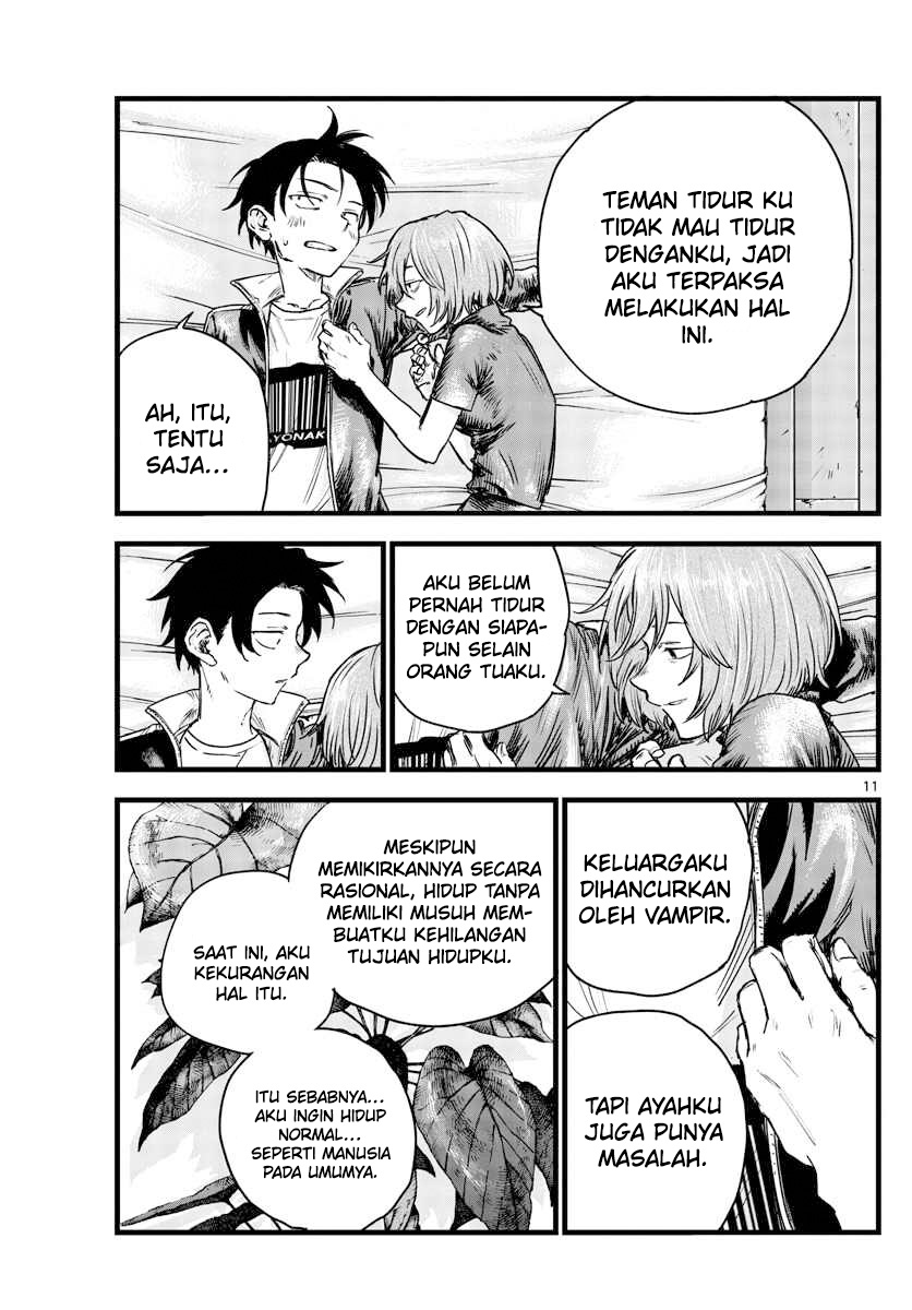 Yofukashi no Uta Chapter 97 Bahasa Indonesia