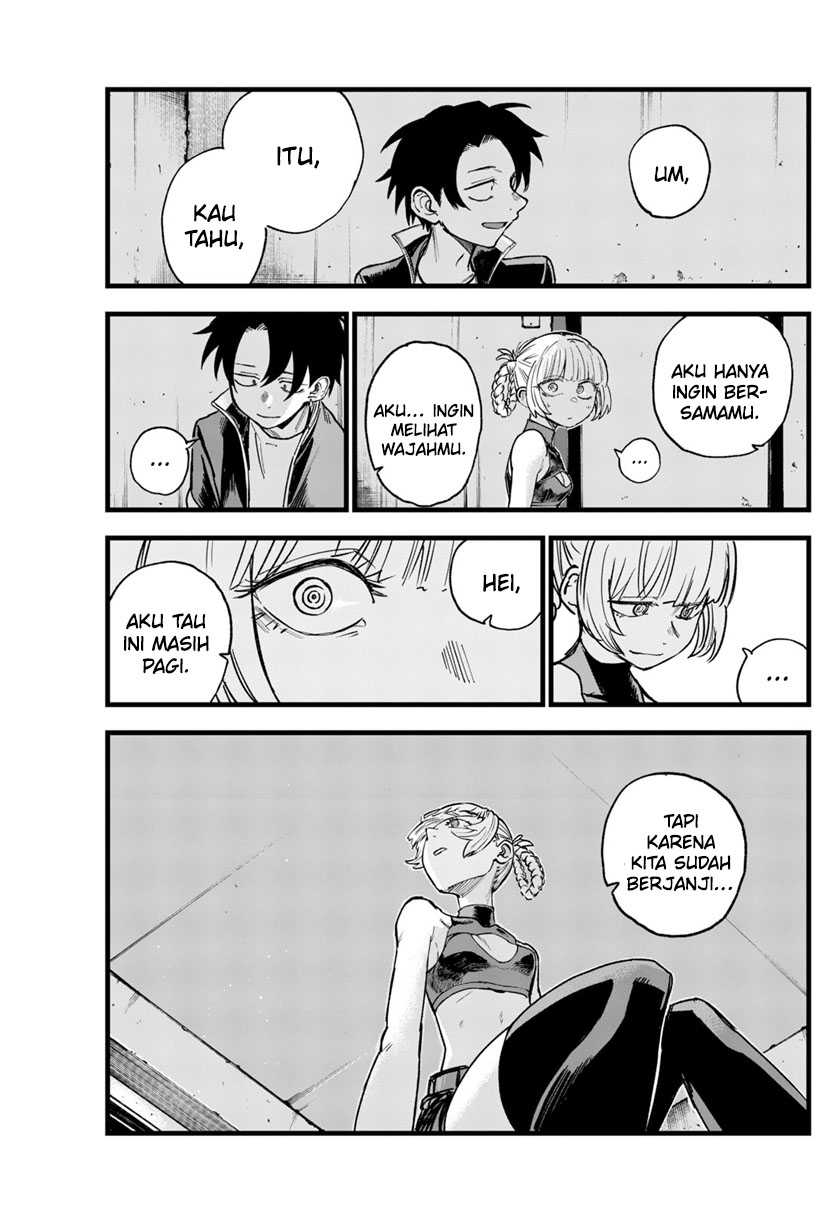Yofukashi no Uta Chapter 195 Bahasa Indonesia