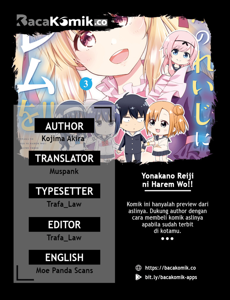 Yonakano Reiji ni Haremu Wo!! Chapter 12 Bahasa Indonesia