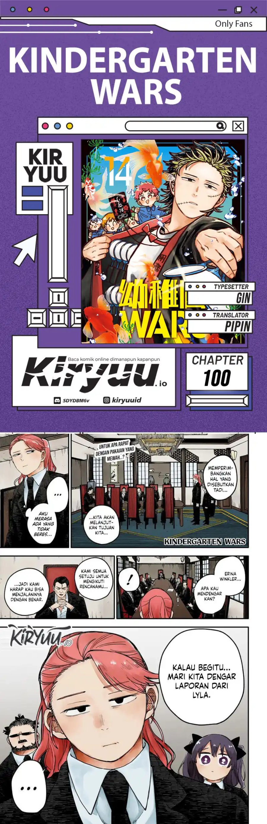 Youchien Wars Chapter 100 Bahasa Indonesia