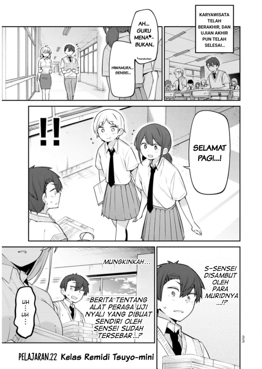 Yowa Yowa Sensei Chapter 22 Bahasa Indonesia