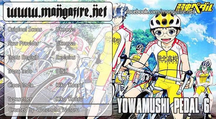 Yowamushi Pedal chapter 6