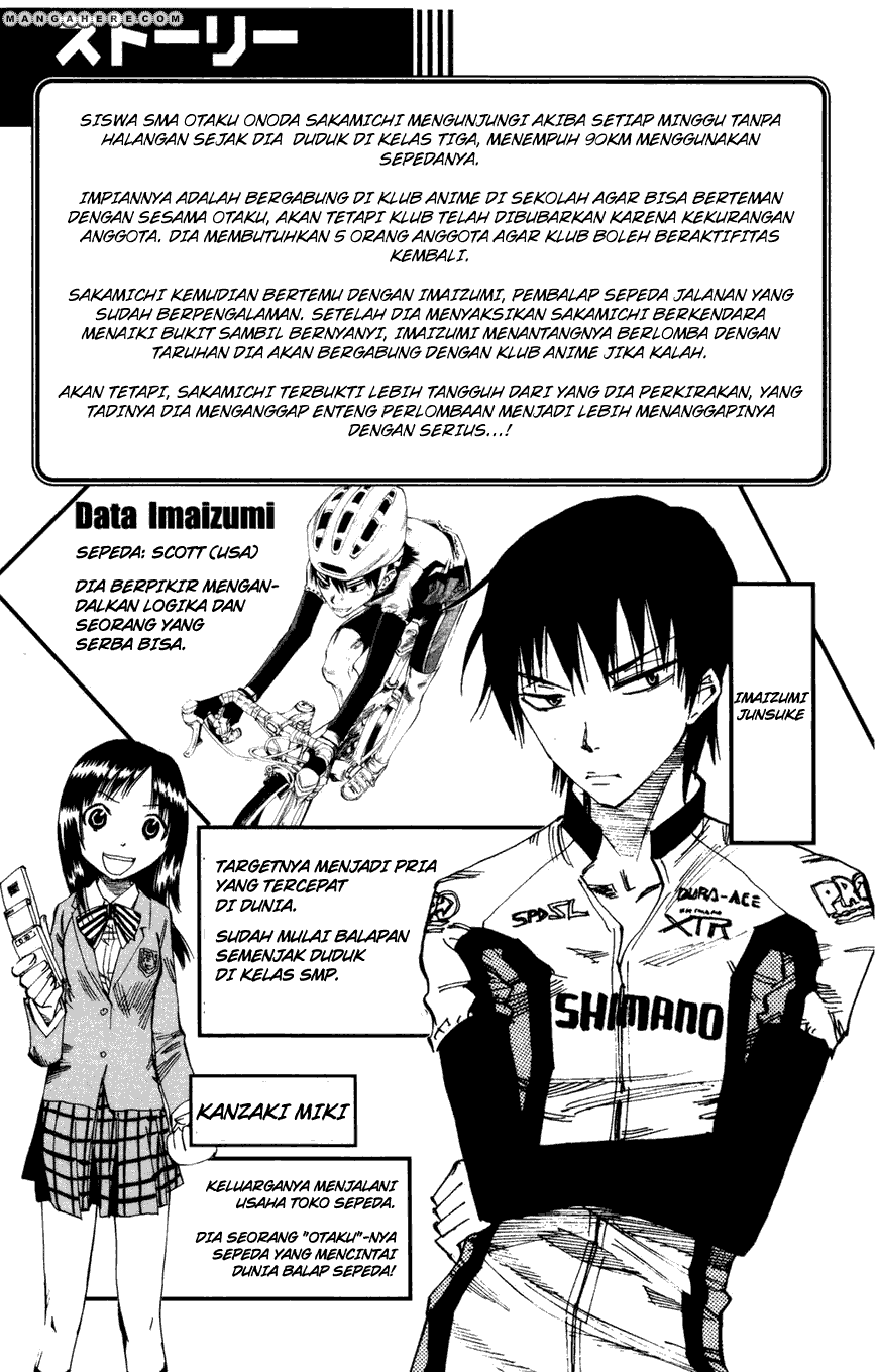 Yowamushi Pedal chapter 8
