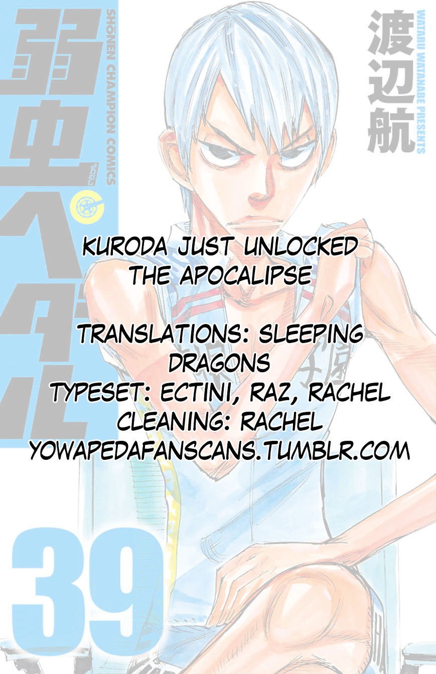 Yowamushi Pedal Chapter 336 Bahasa Indonesia