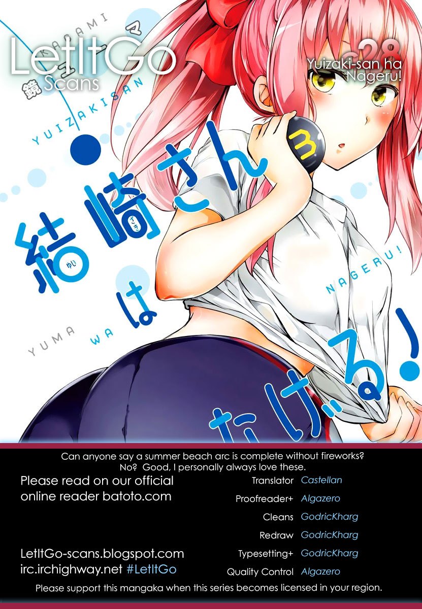 Yuizaki-san wa Nageru! Chapter 28 Bahasa Indonesia