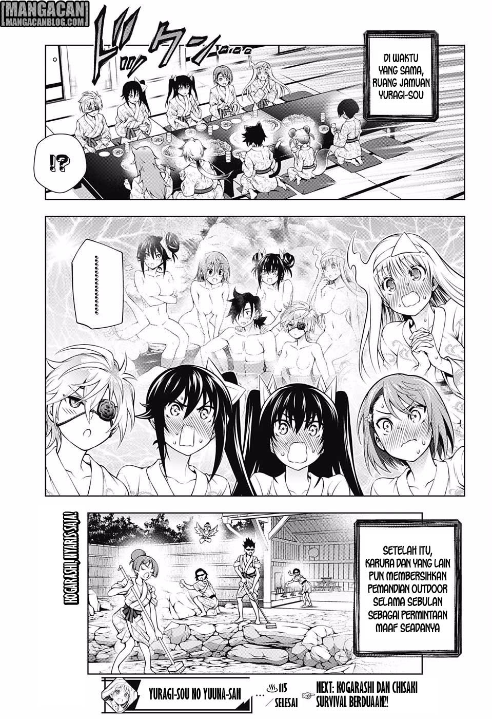 Yuragisou no Yuuna-san chapter 115