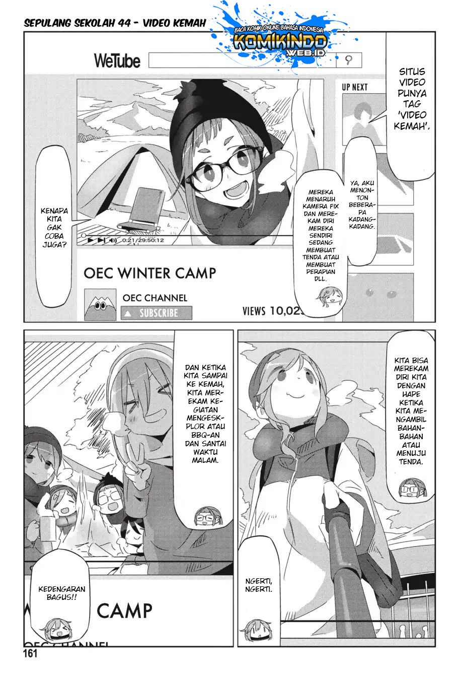 Yurucamp Chapter 34.5 Bahasa Indonesia
