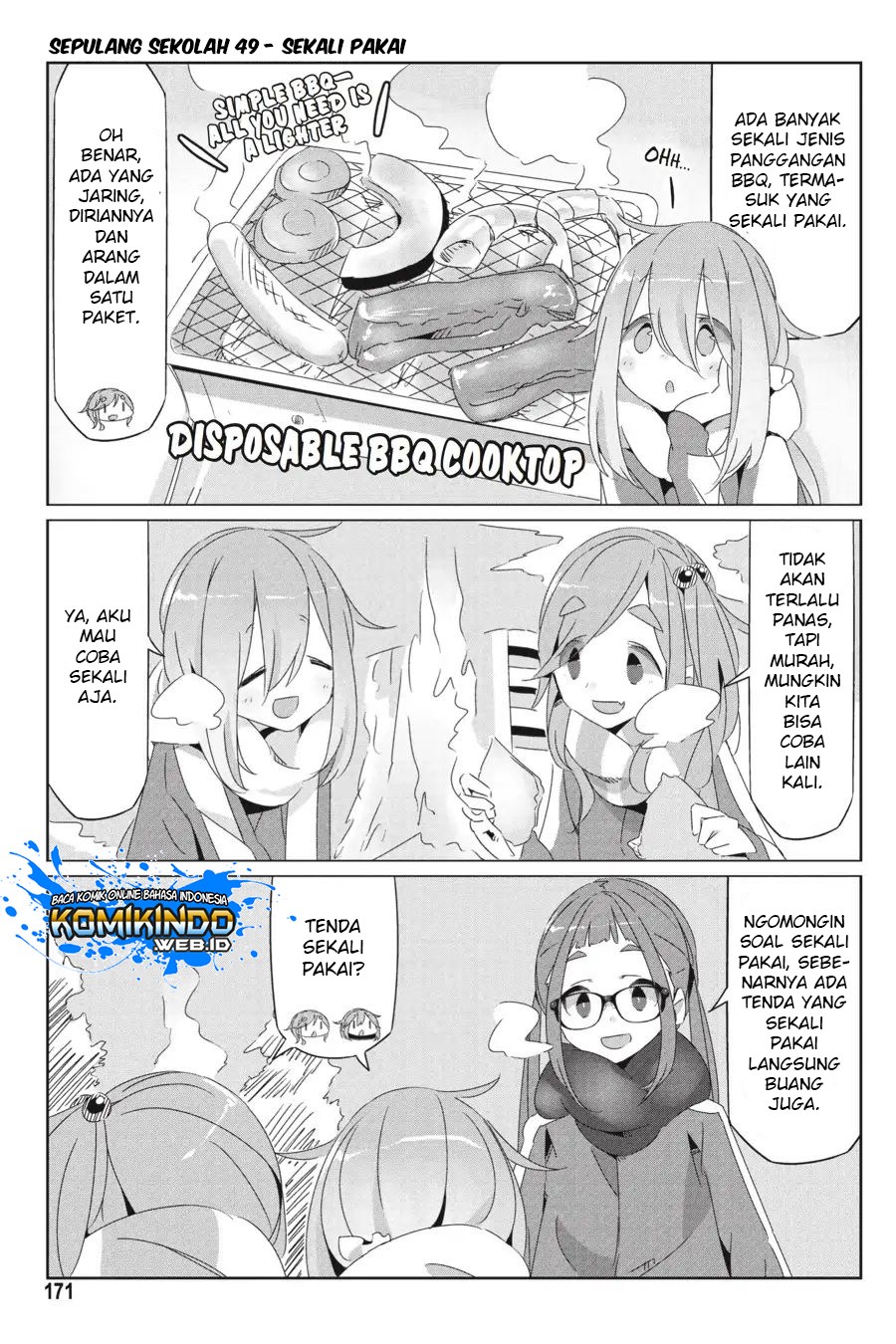 Yurucamp Chapter 34.5 Bahasa Indonesia