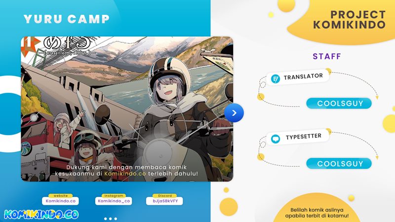 Yurucamp Chapter 59 Bahasa Indonesia