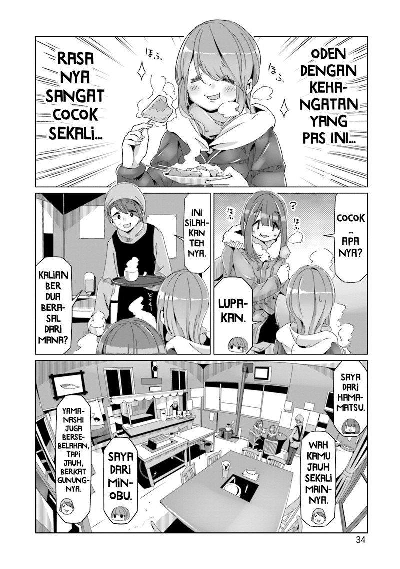 Yurucamp Chapter 59 Bahasa Indonesia