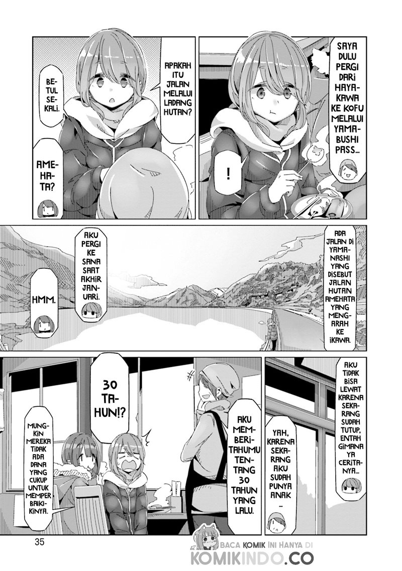 Yurucamp Chapter 59 Bahasa Indonesia