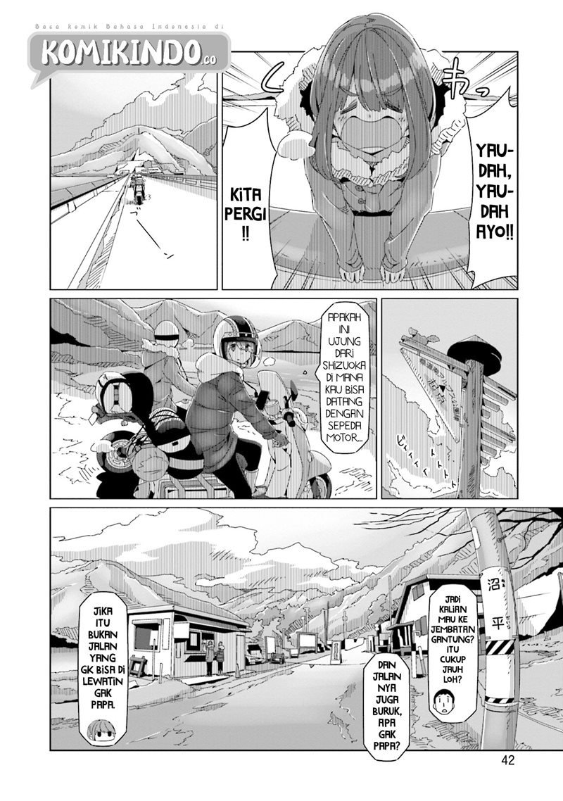 Yurucamp Chapter 59 Bahasa Indonesia