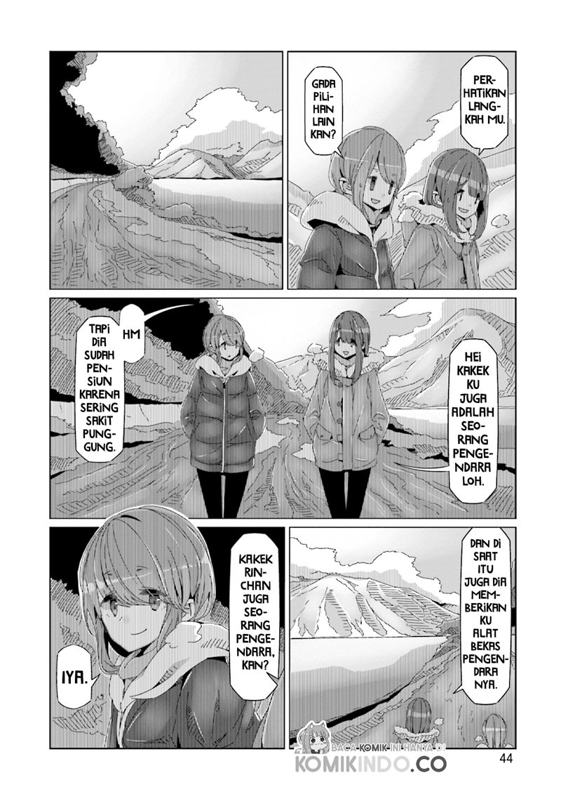 Yurucamp Chapter 59 Bahasa Indonesia