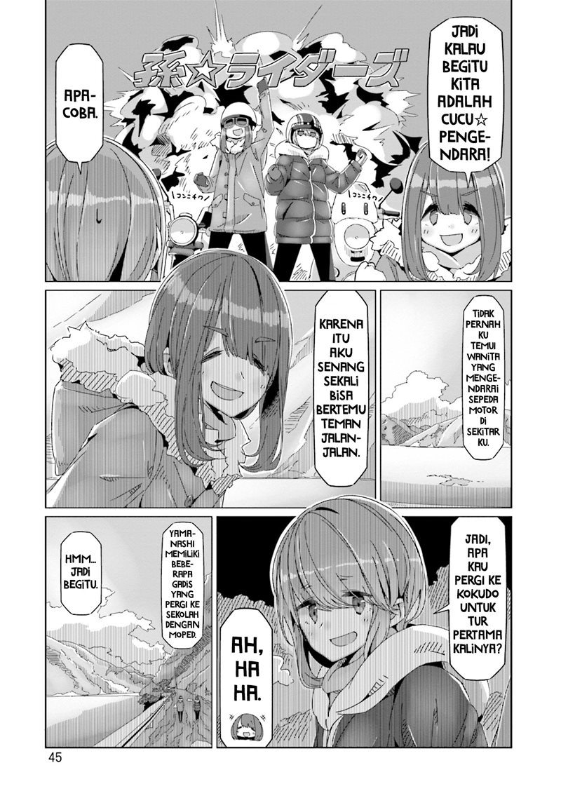 Yurucamp Chapter 59 Bahasa Indonesia