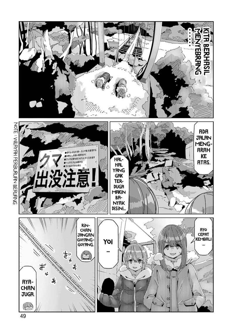 Yurucamp Chapter 59 Bahasa Indonesia