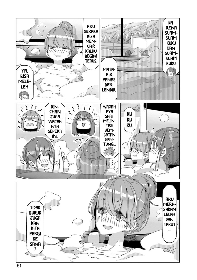 Yurucamp Chapter 59 Bahasa Indonesia