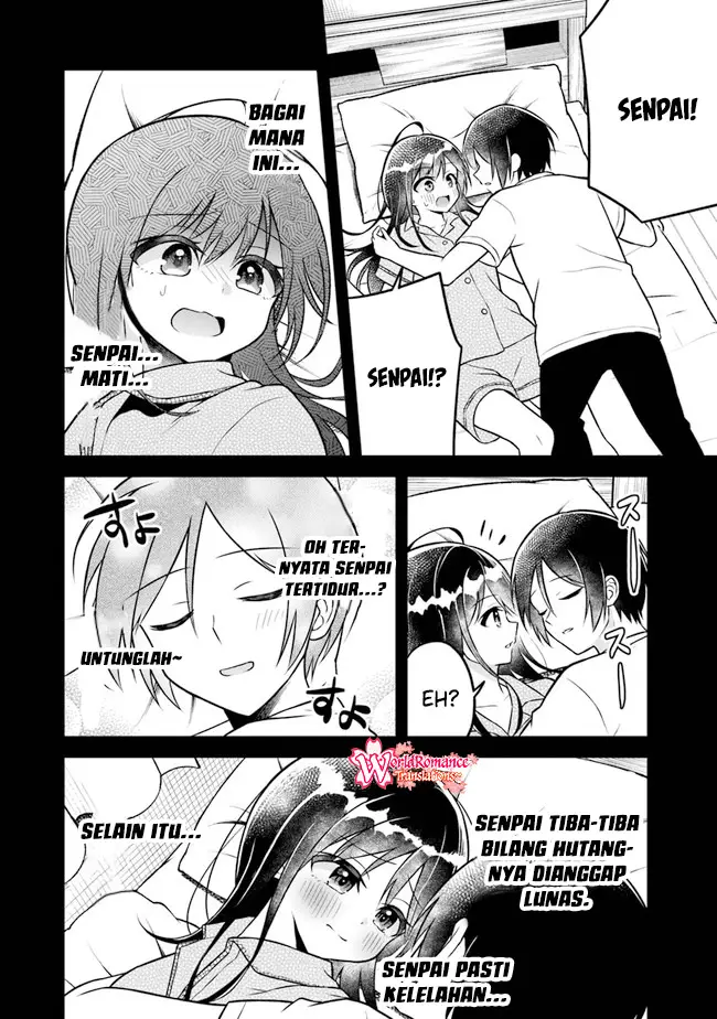 Yuujin ni 500 Yen Kashitara Shakkin no Kata ni Imouto wo Yokoshite Kita Nodakeredo, Ore wa Ittai Dou Sureba Iindarou Chapter 04 Bahasa Indonesia