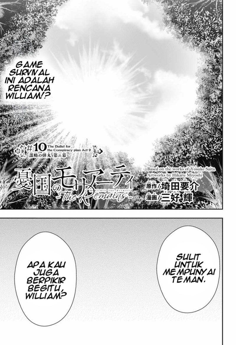 Yuukoku no Moriarty chapter 10