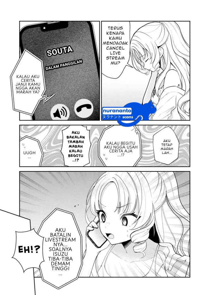 Yuumei VTuber no Ani Dakedo Nazeka Ore ga Yuumei ni Natteita Chapter 13.1 Bahasa Indonesia