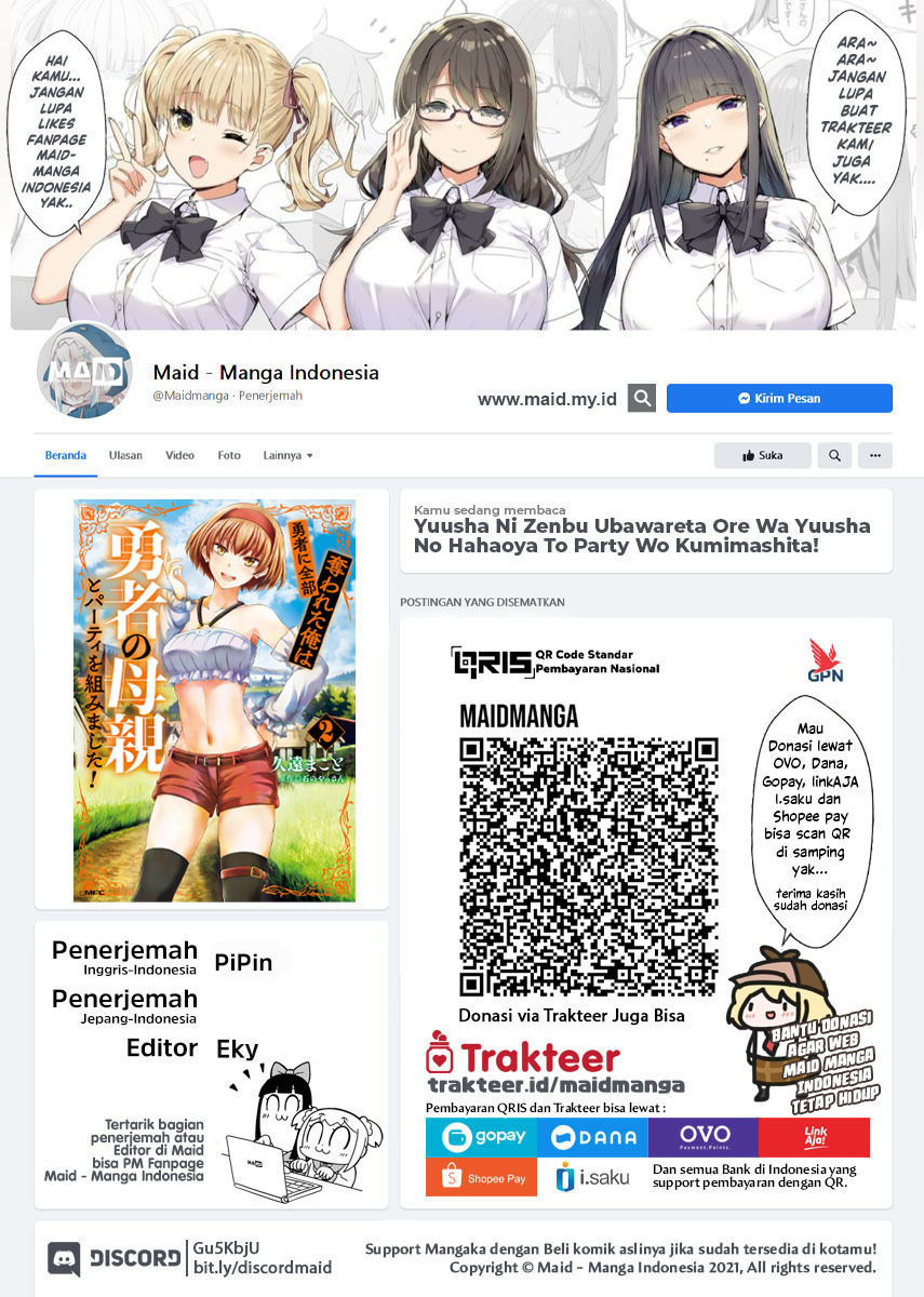 Yuusha ni Zenbu Ubawareta Ore wa Yuusha no Hahaoya to Party wo Kumimashita! chapter 13