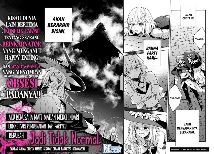 Zenmetsu End o Shi ni Monogurui de Kaihi Shita. Party ga Yanda. Chapter 01 Bahasa Indonesia