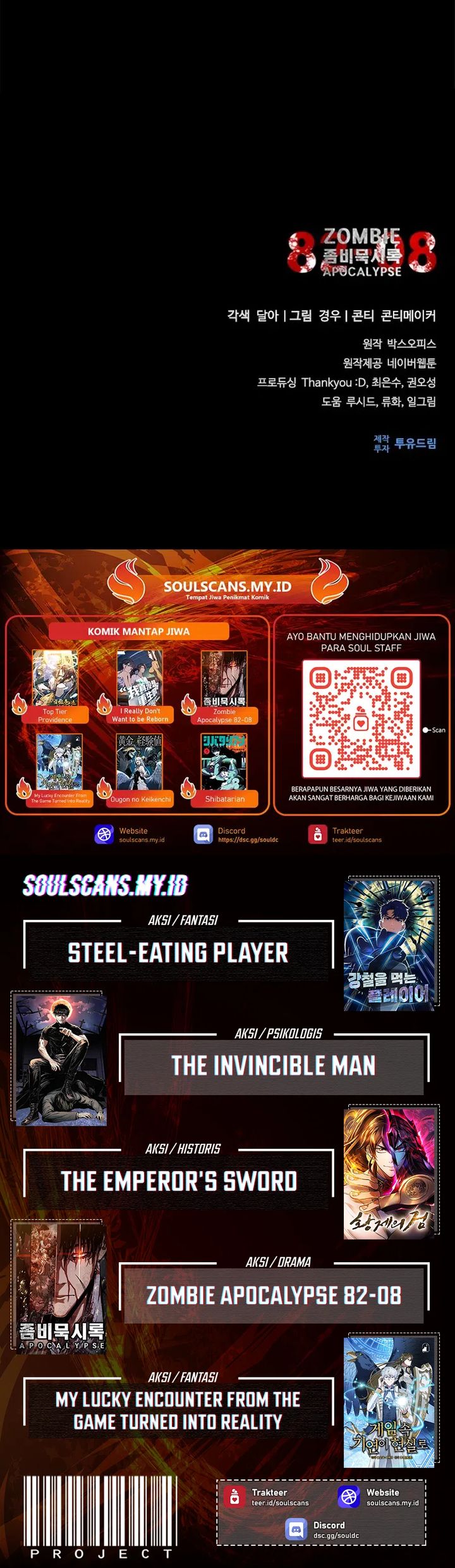 Zombie Apocalypse 82-08 Chapter 88 Bahasa Indonesia